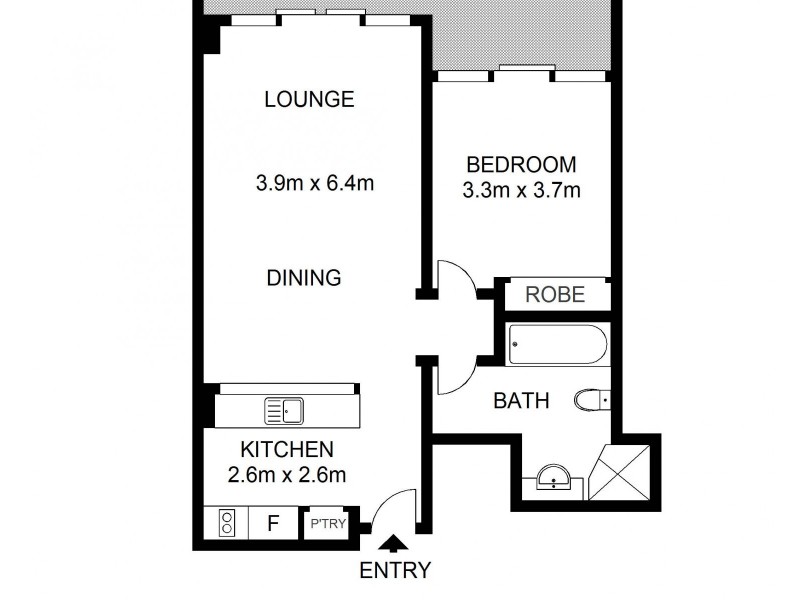 705/187 Kent Street, Millers Point NSW 2000 Floorplan