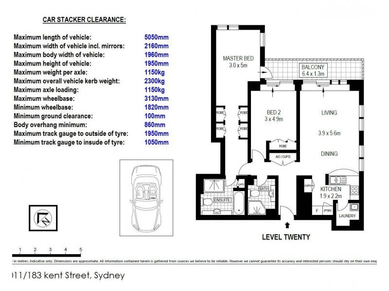 183 Kent Street, Sydney NSW 2000 Floorplan