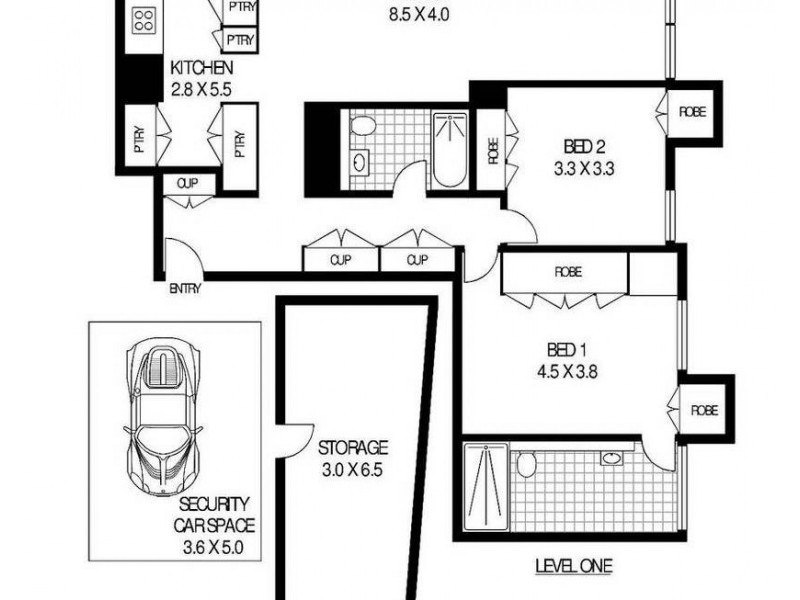 5A/171 Gloucester Street, The Rocks NSW 2000 Floorplan