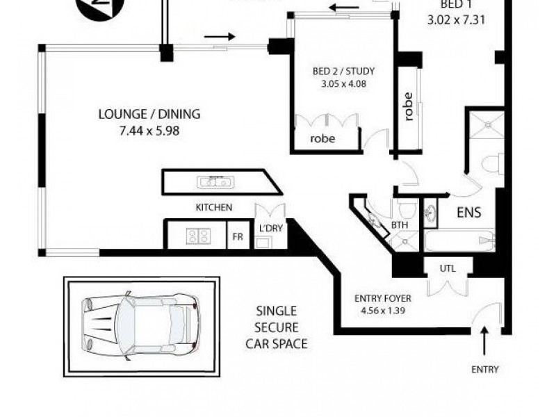 183 Kent Street, Sydney NSW 2000 Floorplan