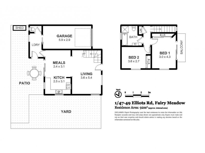 1/47-49 Elliots Road, Fairy Meadow NSW 2519 Floorplan