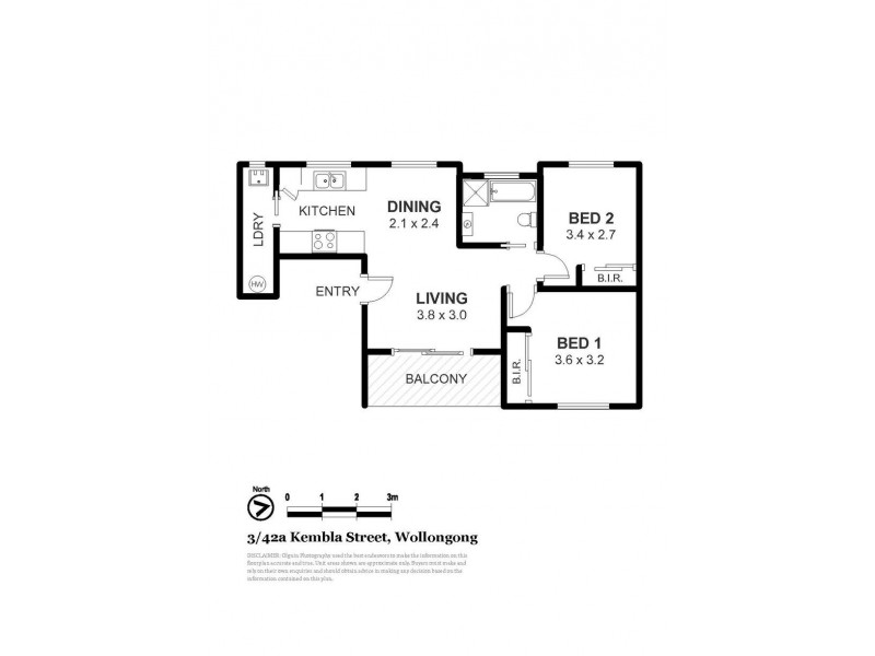 3/42a Kembla Street, Wollongong NSW 2500 Floorplan