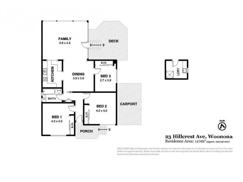 23 Hillcrest Avenue, Woonona NSW 2517 Floorplan