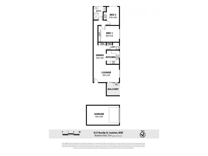 8/21 Heaslip Street, Coniston NSW 2500 Floorplan