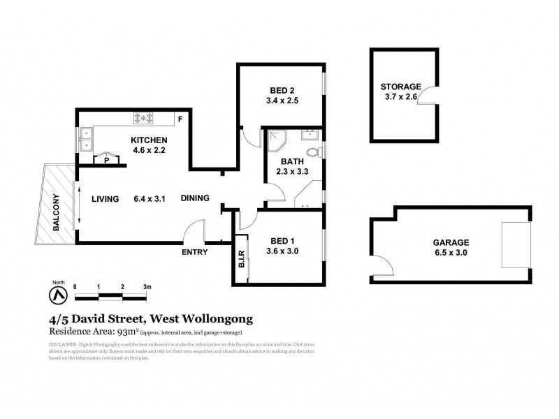 4/5 David Street, West Wollongong NSW 2500 Floorplan