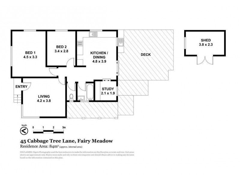 45 Cabbage Tree Lane, Fairy Meadow NSW 2519 Floorplan