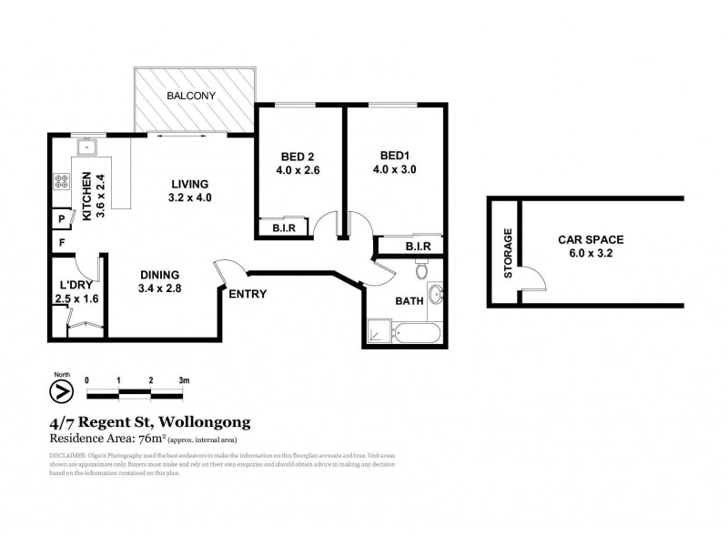 4/7 Regent Street, Wollongong NSW 2500 Floorplan