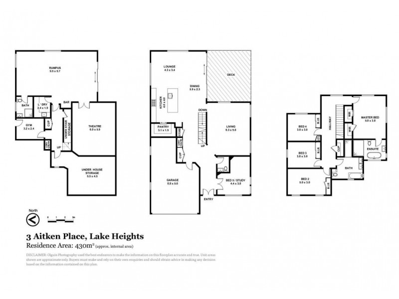 3 Aitkin Place, Lake Heights NSW 2502 Floorplan