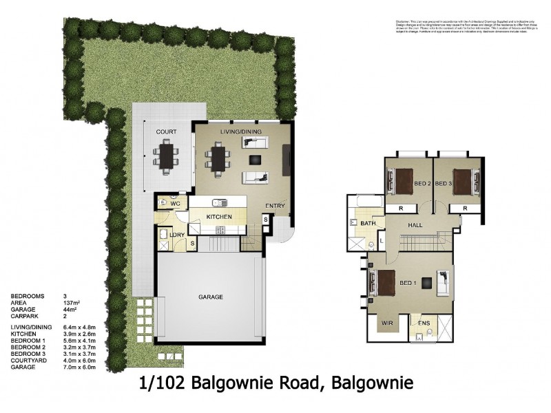 2/102 Balgownie Road, Balgownie NSW 2519 Floorplan