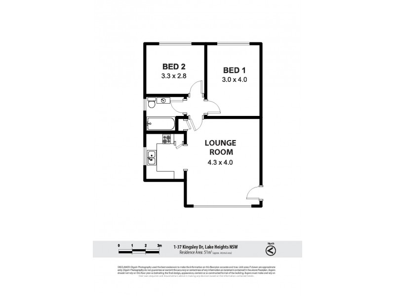 1/37 Kingsley Drive, Lake Heights NSW 2502 Floorplan
