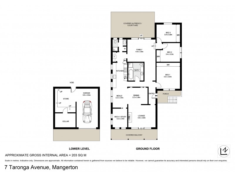 7 Taronga Avenue, Mangerton NSW 2500 Floorplan