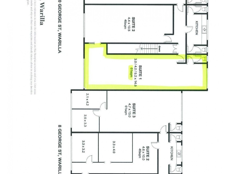 Level 1/Suites 2&3/10  George Street, Warilla NSW 2528 Floorplan