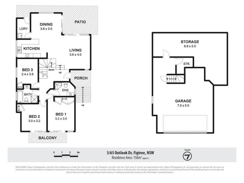 3/65 Outlook Drive, Figtree NSW 2525 Floorplan