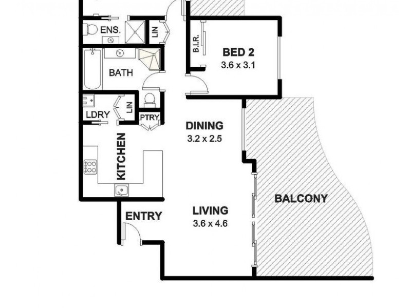 22/16-20 Keira Street, Wollongong NSW 2500 Floorplan