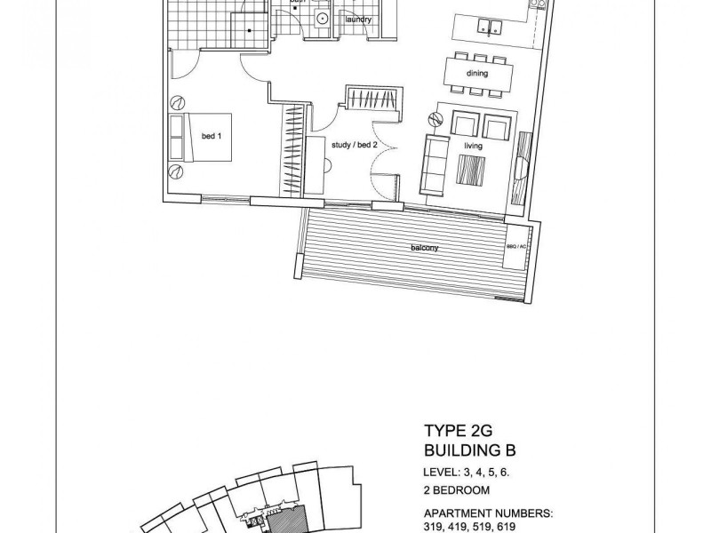 619/1 Ross Street, Wollongong NSW 2500 Floorplan