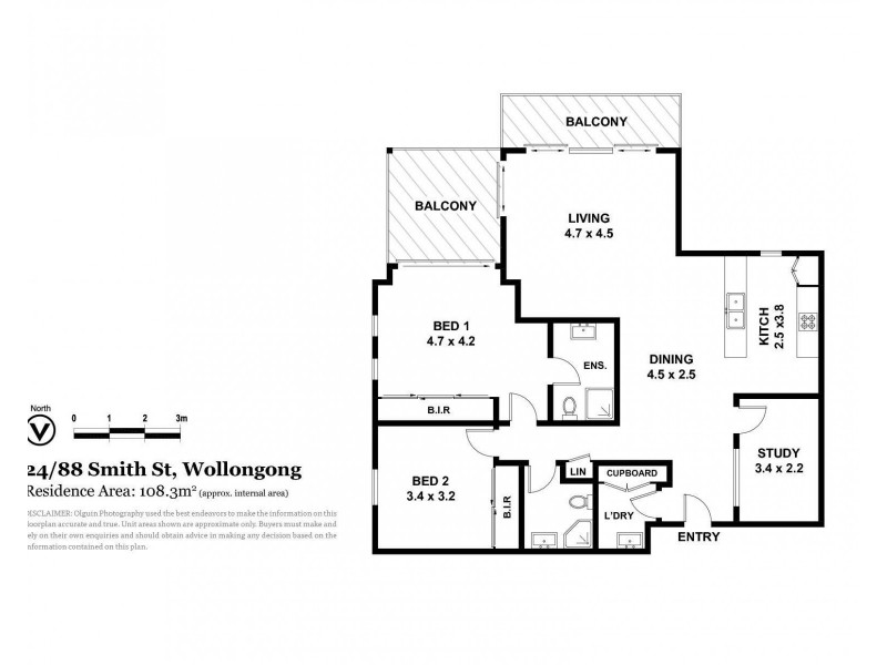 24/88 Smith Street, Wollongong NSW 2500 Floorplan