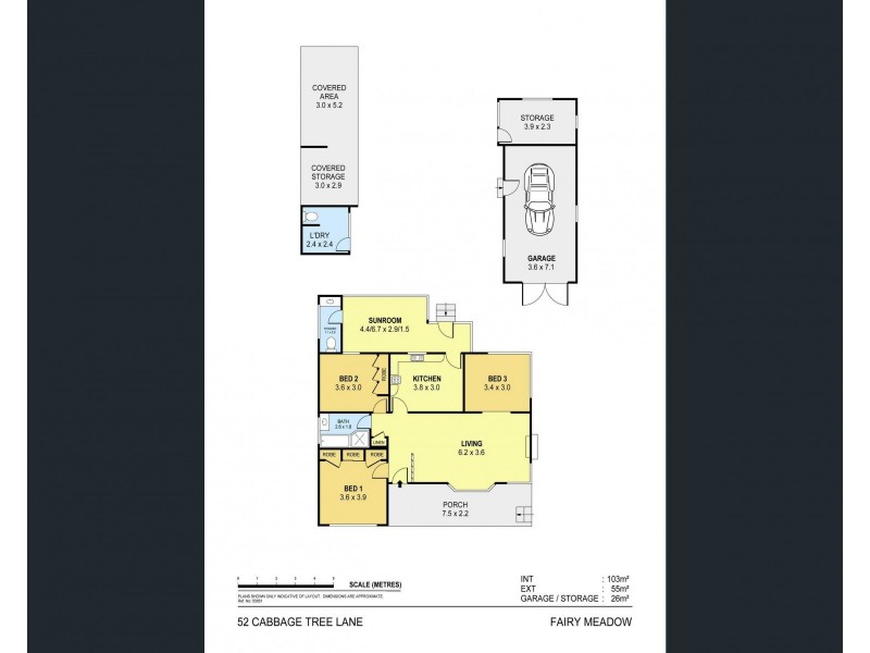 52 Cabbage Tree Lane, Fairy Meadow NSW 2519 Floorplan