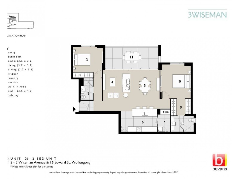 6/3-5 Wiseman Avenue, Wollongong NSW 2500 Floorplan