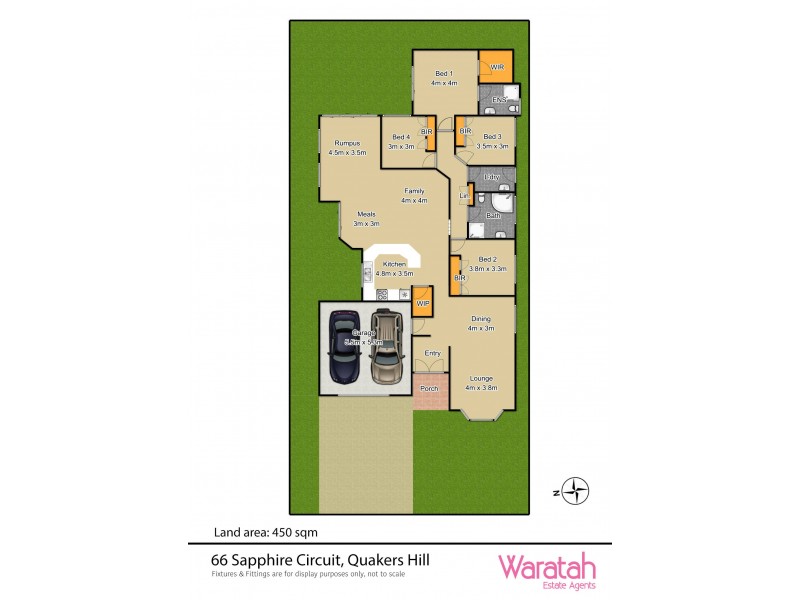 66 Sapphire Circuit, Quakers Hill NSW 2763 Floorplan