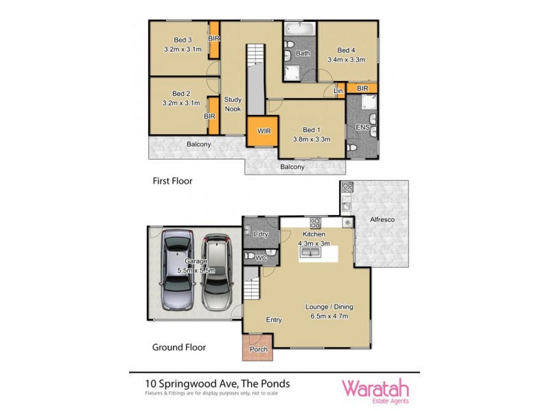 10 Springwood Avenue, The Ponds NSW 2769 Floorplan