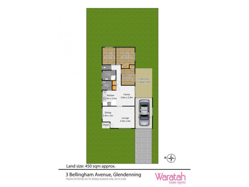 3 Bellingham Avenue, Glendenning NSW 2761 Floorplan