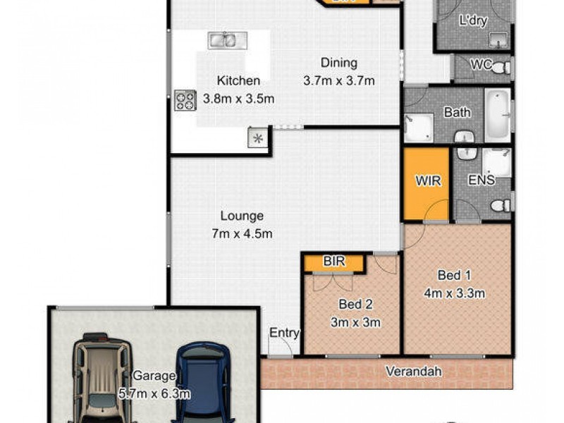 5 Cowal Way, Woodcroft NSW 2767 Floorplan
