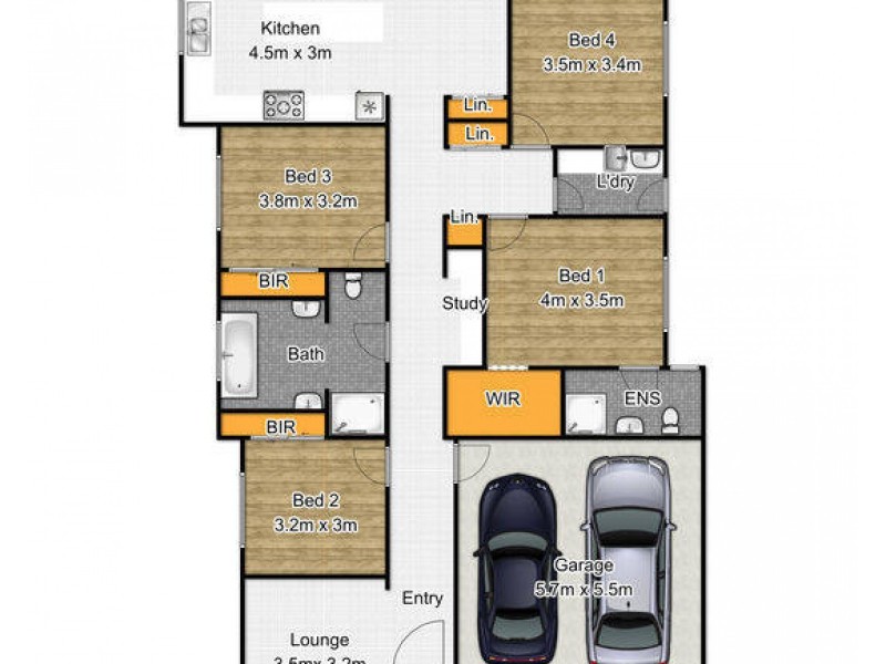 5 Rigney Street, Marsden Park NSW 2765 Floorplan