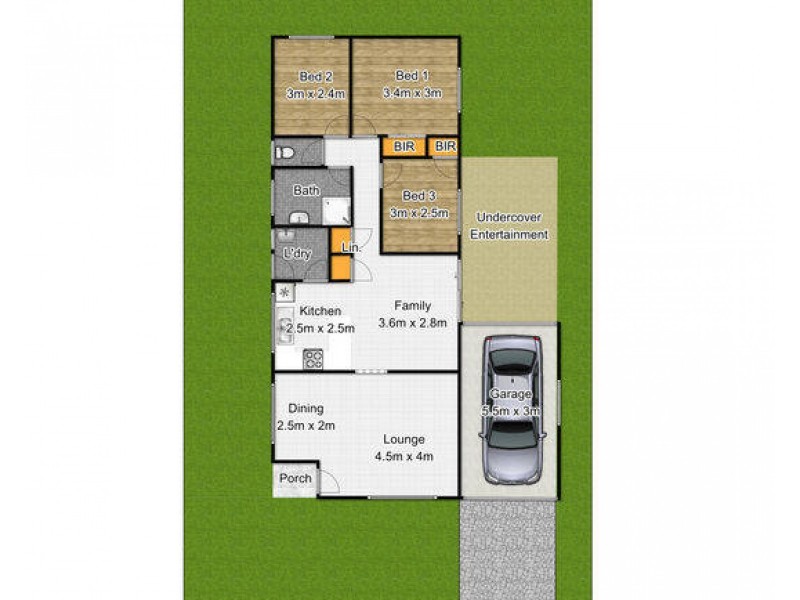3 Bellingham Avenue, Glendenning NSW 2761 Floorplan