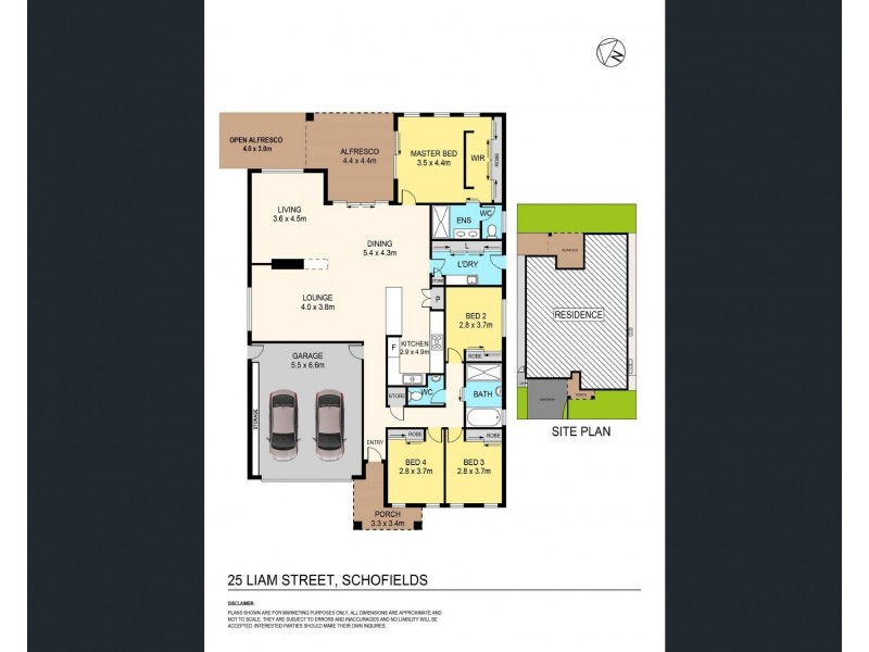 25 Liam Street, Schofields NSW 2762 Floorplan