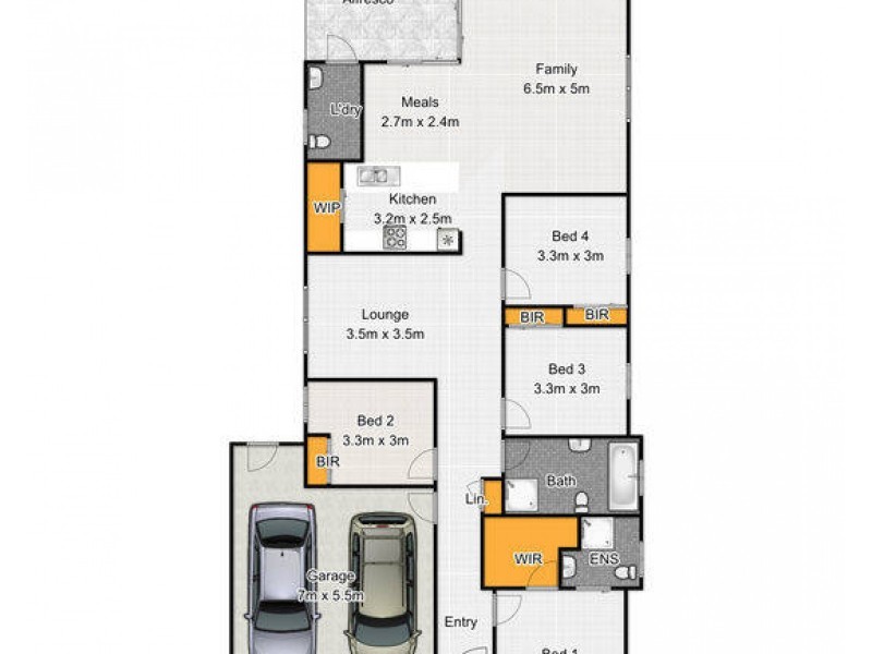 6 Milnes Parade, Marsden Park NSW 2765 Floorplan