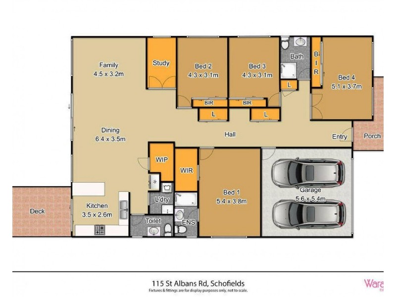 115 St. Albans Road, Schofields NSW 2762 Floorplan