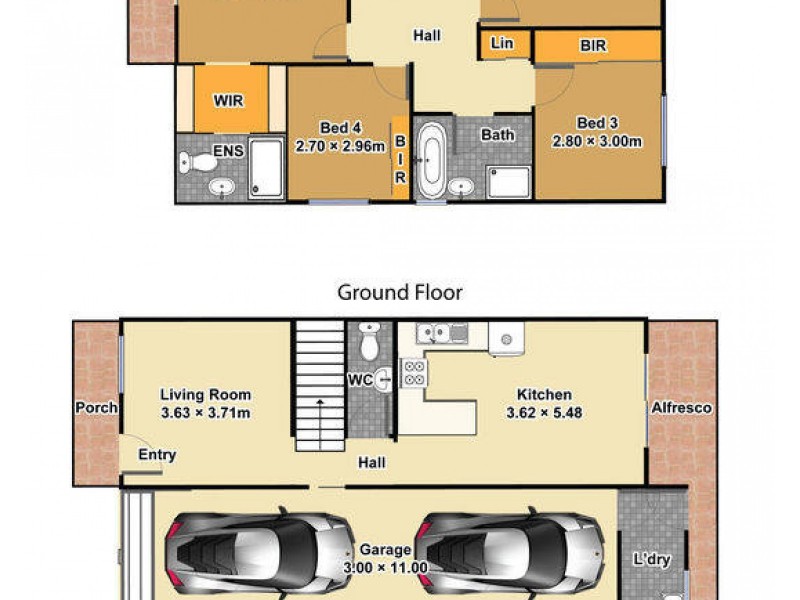 2/192 Railway Road, Quakers Hill NSW 2763 Floorplan