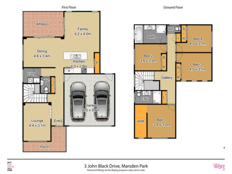 3 John Black Drive, Marsden Park NSW 2765 Floorplan