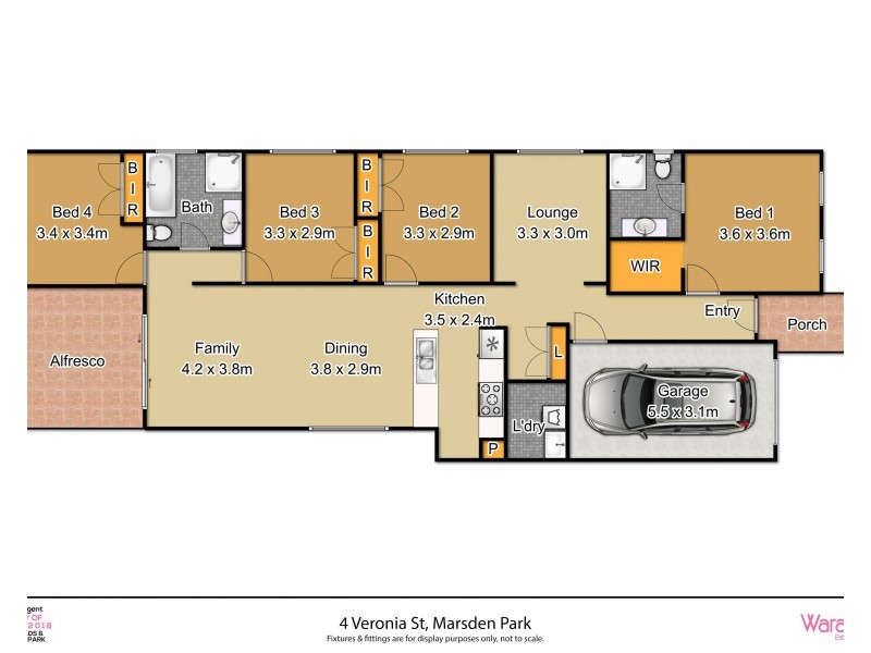 4 Veronia Street, Marsden Park NSW 2765 Floorplan