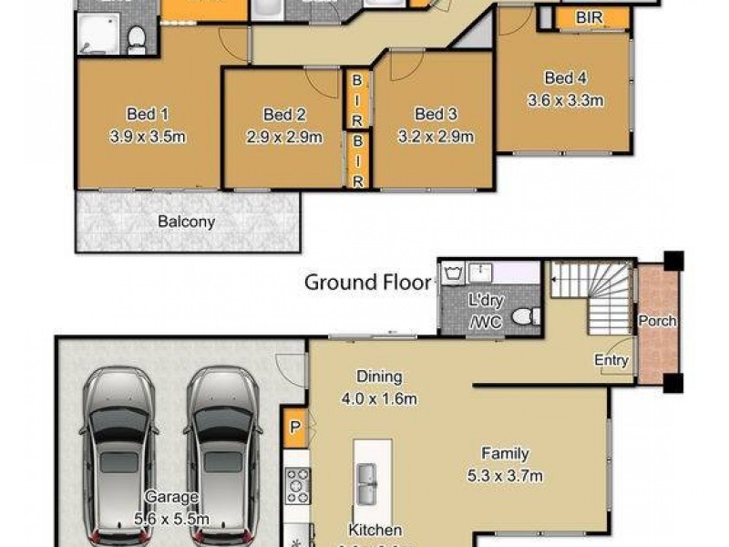 21 Jacqui Avenue, Schofields NSW 2762 Floorplan