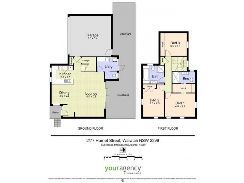 2/77 Harriet Street, Waratah NSW 2298 Floorplan