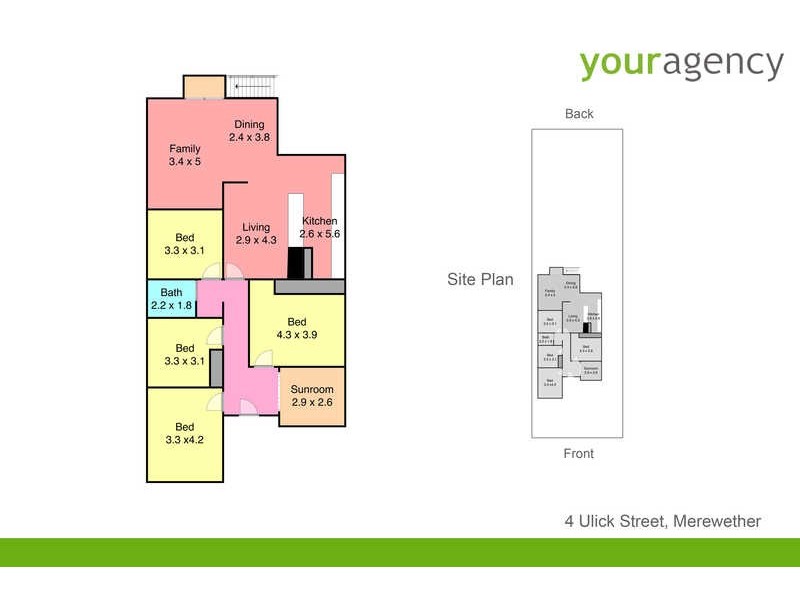 4 Ulick Street, Merewether NSW 2291 Floorplan
