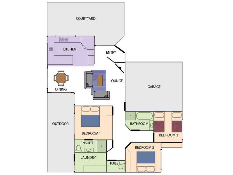 1/25 Electra Parade, Harrington NSW 2427 Floorplan