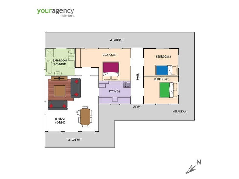 16 Macquarie Street, Coopernook NSW 2426 Floorplan