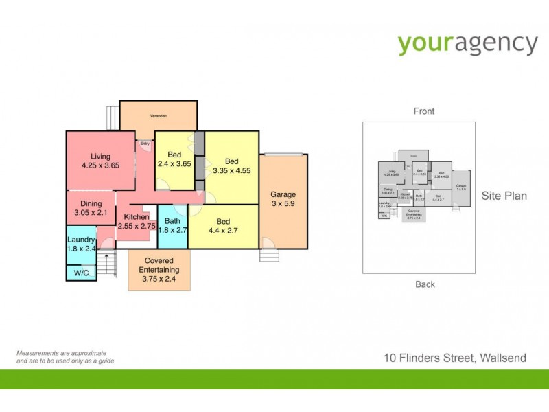 10 Flinders Street, Wallsend NSW 2287 Floorplan