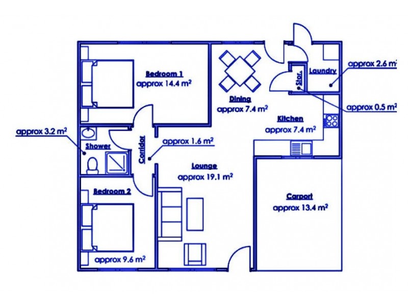 7/13 Summerville Street, Wingham NSW 2429 Floorplan