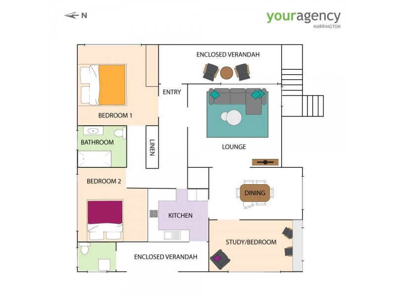 12 Coode Street, Harrington NSW 2427 Floorplan