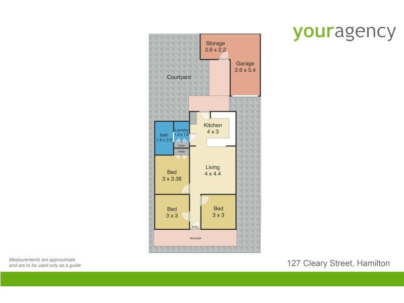 127 Cleary Street, Hamilton NSW 2303 Floorplan