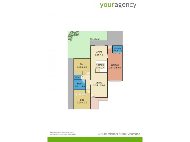 3/114A Michael Street, Jesmond NSW 2299 Floorplan