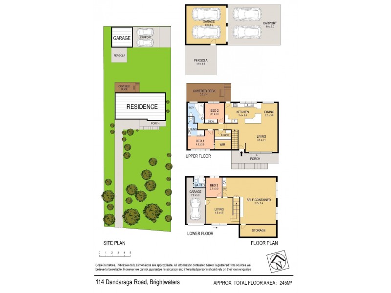 114 Dandaraga Road, Brightwaters NSW 2264 Floorplan