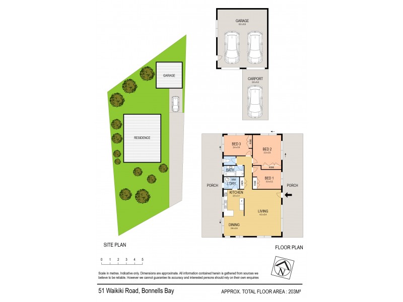 51 Waikiki Road, Bonnells Bay NSW 2264 Floorplan