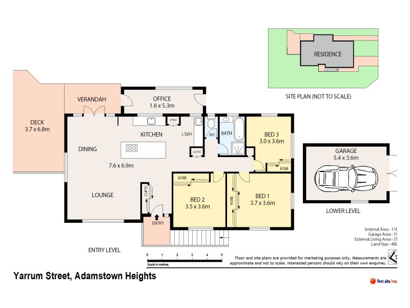 6 Yarrum Street, Adamstown Heights NSW 2289 Floorplan