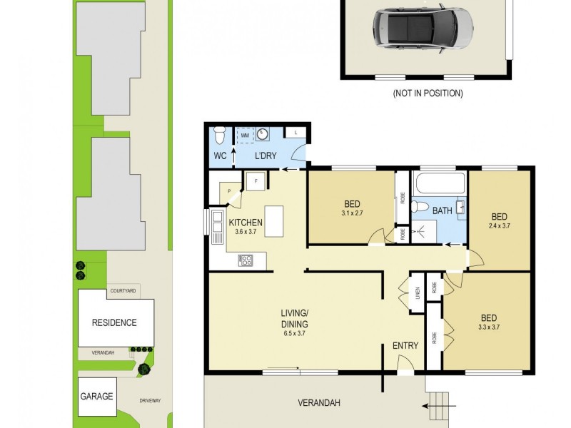 1/172 Croudace Road, Elermore Vale NSW 2287 Floorplan