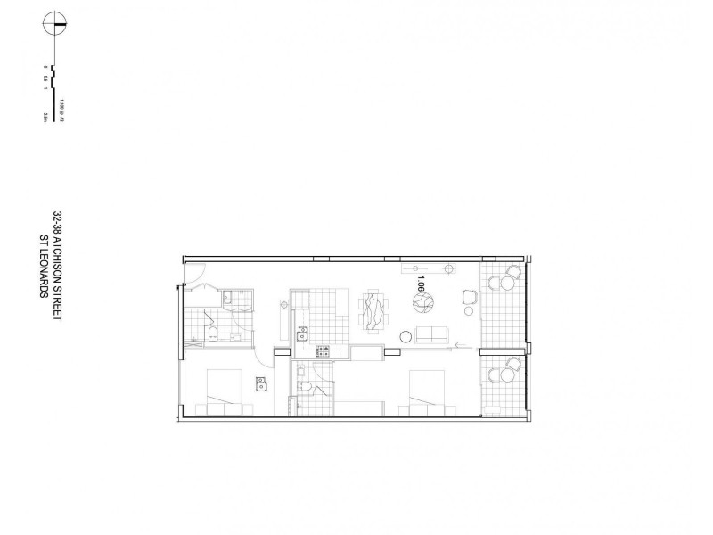 106/38 Atchison Street, St Leonards NSW 2065 Floorplan