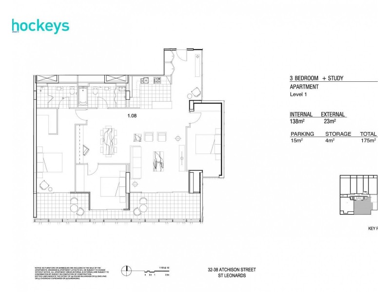 108/38 Atchison Street, St Leonards NSW 2065 Floorplan